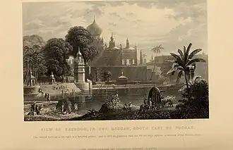 "View of Sassoor in the Deccan, South East of Poonah" 1858