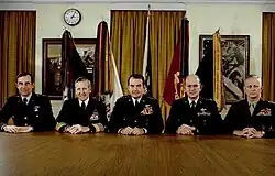 The Joint Chiefs of Staff in 1981.