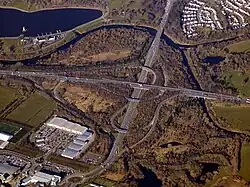 The M74 junction 6 (Hamilton)