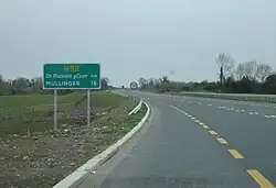 N52 road north of Tyrrellspass