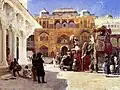 The Maharajah at the Amer Fort, 1888