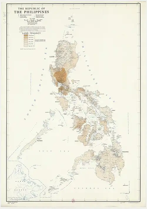 1939 map of the Philippines