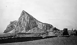 View of the east side of Gibraltar from Fort Santa Bárbara