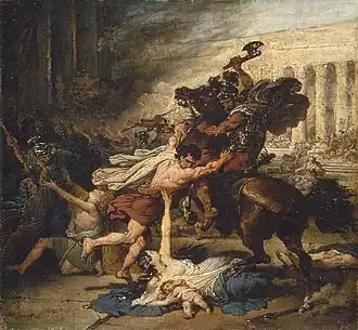 The Sack of Jerusalem by the Romans, 1824