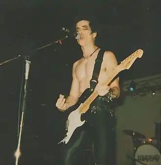 Steele fronting The Undead in 2000