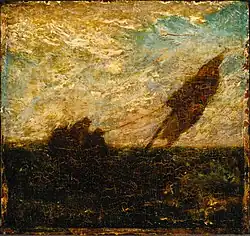 Albert Pinkham Ryder, The Waste of Waters is Their Field, early 1880s, Brooklyn Museum