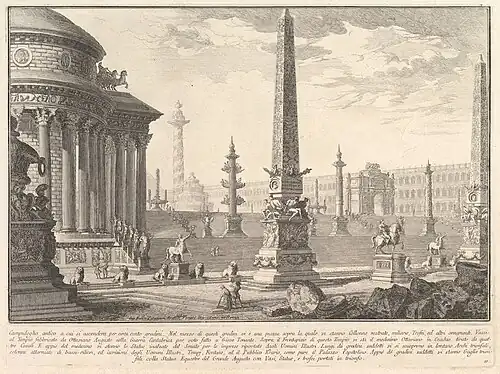 The ancient Capitol ascended by approximately one hundred steps . . ., by Giovanni Battista Piranesi, c.1750, etching, Metropolitan Museum of Art, New York City