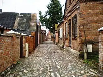 Kranto II street in the old town