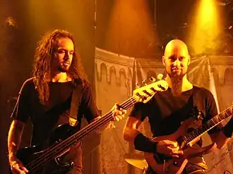 Johan Niemann and Kristian Niemann playing for Therion at The Fridge in Brixton, 2007