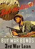 George Schreiber poster for the Third War Loan Drive (September 9 – October 1, 1943)