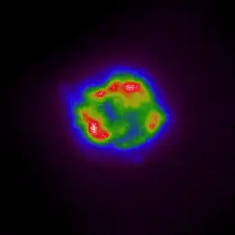 IXPE X-ray image of the supernova remnant Cassiopeia A