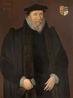 Thomas Aldersey by Robert Peake the elder (1588)