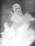 Alleged spirit photograph of Thomas Everitt
