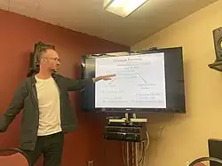 Thomas E. Hodgson teaching at UCLA, fall 2023