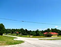 Buildings along SR 136 in Timothy