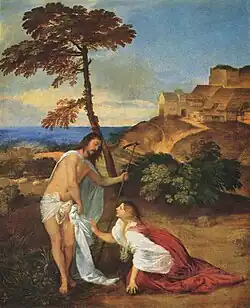 Noli me tangere by Titian c. 1511–1515