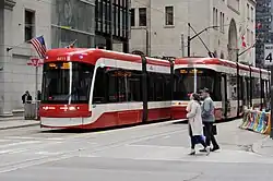 Flexity Outlook streetcars on King Street West