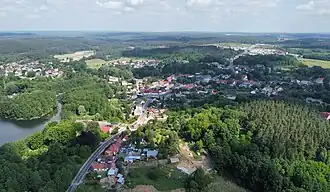 Aerial view of Torzym