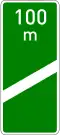 Π-90γ Distance marker before an exit (100 m)