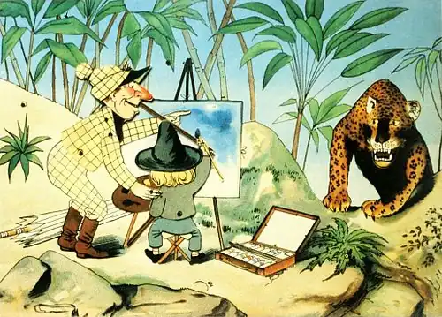 Travels of Little Lord Thumb and His Man Damien, 1891