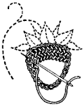 Trellis stitch