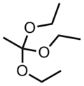 Skeletal formula of Triethylorthoacetate