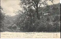 Trolley between Hornell and Canisteo, along the Canisteo River