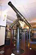 Troughton & Simms astronomical telescope, 19th century. Important Cultural Properties of Japan