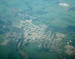Aerial view of Famaillá