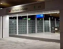 Tun Razak Exchange MRT Station entrance