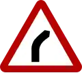 Curve to right