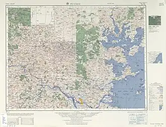 Gaodeng Island (labelled as Kao-teng Tao (Pei-sha Tao) 高登島 (北沙島)) (AMS, 1954)