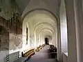 One of the corridors of the monastery
