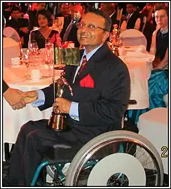 Unsung Hero – Sri Lankan of the Year 2016 – Perhaps it was the first time ever in Sri Lanka that a person with a disability and reliant on a wheelchair was befittingly recognised for his ability within disability.