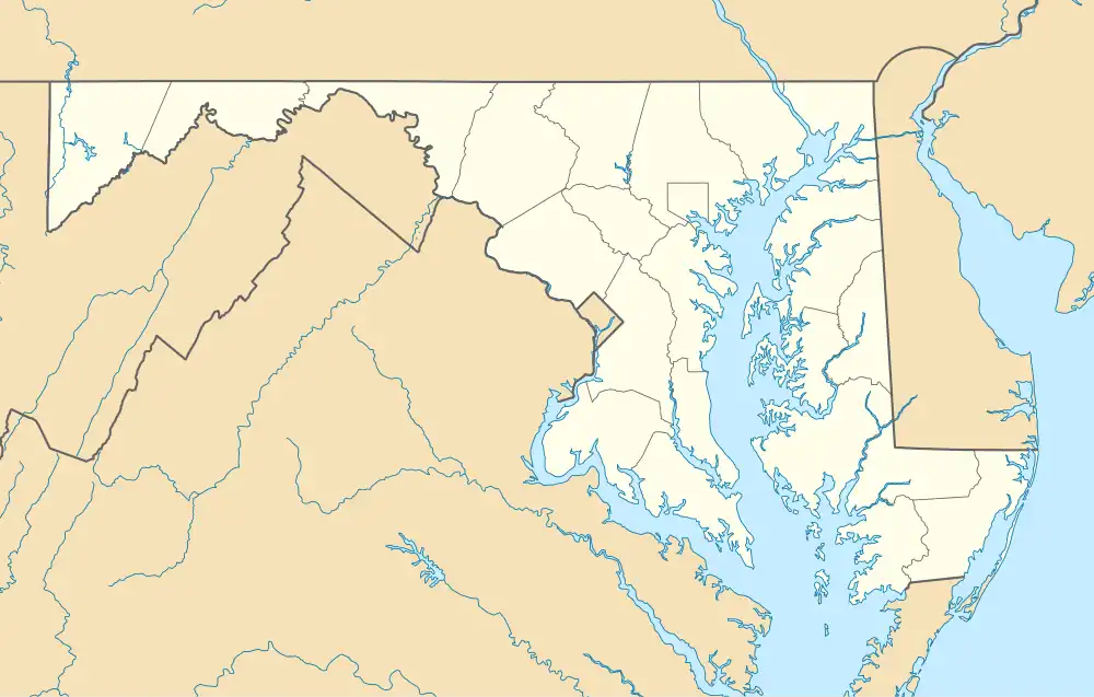 Washington–Baltimore combined statistical area is located in Maryland