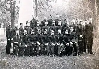 USNA First Class Cadet Petty Officers, 1904. A.B. Reed, seated, front row, center[85]