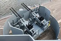 40mm Quadruple AA guns