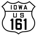 U.S. Highway 161 marker