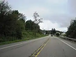 US 219 northbound in Brandy Camp