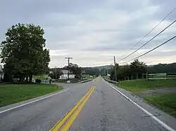 US 522 northbound in Dott