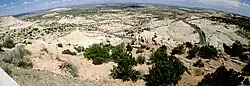 State Route 12 in Utah - Panorama looking north and east from Head of the Rocks Overlook.