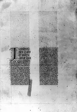 Lectura feudorum, 15th-century manuscript. Leiden, Universiteitsbibliotheek, Collectie Willem Matthias D'Ablaing, ABL 7.