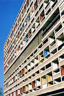 International Style – Unité d'habitation, Marseille, France, by Le Corbusier, 1952[76]