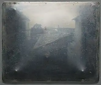 View From the Window at Le Gras, Nicéphore Niépce, 1826. Photography.