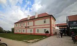 Exterior of redeveloped building