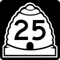 State Route 25 marker