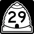 State Route 29 marker