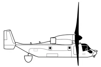 One of the proposals for an AEW platform in the Queen Elizabeth class was to use the V-22 Osprey tiltrotor aircraft, with a radome similar to that of the Sea King mounted on the tail ramp