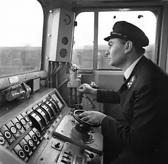 Locomotive driver in Hungary