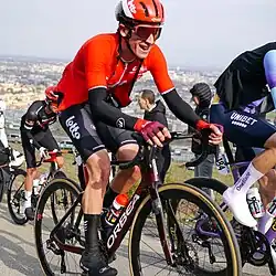 Henri Vandenabeele at the summit of the Val d'Enfer